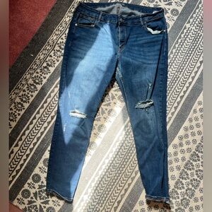 Super skinny, rockstar jeans, distressed jeans from old navy